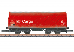 Märklin 86357 - Schiebeplanenwagen DB Cargo rot für Walzstahl Z