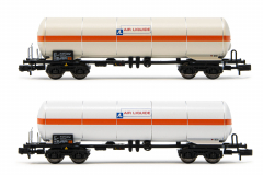 Arnold N HN6540 2-tlg. Set 4-achs. Kesselwagen Zagkks Air Liquide, FS, Ep. V