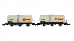 Arnold HN6609 N 2-teiliger Kesselwagen der SNCF Uh SHELL Ep. IV 3-achsig