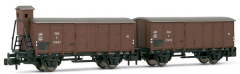 Arnold HN6165 N 2-teiliges Güterwagen Set der ÖBB Ep. III Gattung G