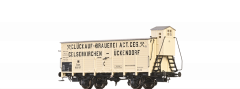 49779 Gedeckter Güterwagen G10 GLÜCKAUF BRAUEREI GELSENKIRCHEN 600 107 K.P.E.V. - Brawa H0
