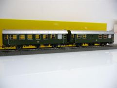 BRAWA 46308 H0 2er Set Personenwagen B3yge/BPw3yge Umbauwagen DB Epoche III - grün