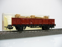 Electrotren 1103 H0 Mittelbordwagen RN beladen mit Holzkisten TOP in OVP