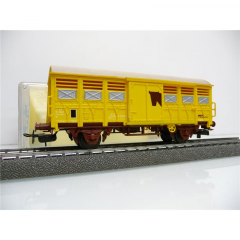 Electrotren 1380 H0 Viehwagen / Verschlagwagen der SNCF gelb mit OVP