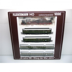 Fleischmann 1896 H0 50 Jahre DB - Eilzug 60er Jahre Dampflok BR 38 Sonderserie für Märklin 3L~
