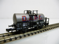 Fleischmann 8848 N Kesselwagen 2-achsig silbergrau 502 394 D.A.P.G.