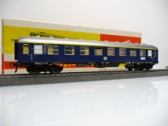 1512 Fleischmann H0 Schnellzugwagen Gruppe 53 der DB blau 11843 Frankfurt Ep. III mit OVP