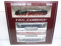 Fleischmann 1894 H0 F-Zug der 50er Jahre Gambrinus Ep. III Dampflok BR 03 Sonderserie
