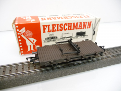 Fleischmann 5015 H0 Drehschemelwagen Ladefläche dunkelbraun