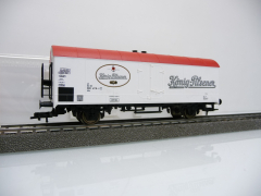 Fleischmann 5321K H0 Kühlwagen Ichs König Pilsener 2-achsig der DB weiß