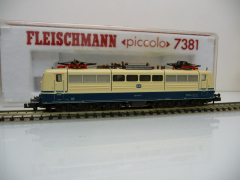 Fleischmann N 7381 E-Lok BR 151 111-2 DB blau/beige Ep. IV mit OVP