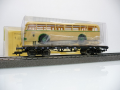 Fleischmann 85 5286K H0 Rungenwagen der DB Ep. III SSk 07 Oberleitungsbus ÜHIIIs