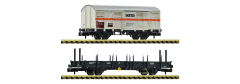 Fleischmann 6660042 Spur N 2-teiliges Set Bauzug Sersa der SBB Ep. V