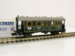 Fleischmann 889101K N Durchgangswagen K.BAY.STS.B. 2./3. Kl. BCi Ep. I 2718 grün