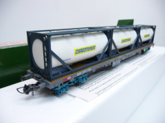 HAG H0 396 Tankcontainer der SBB 20 CARGOTAINER 454 0 003-4 mit AC Radsätzen