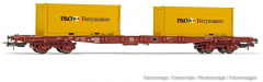 HJ6194 Containertragwagen S68 mit 2x20 Container P&O Ferrymasters SNCF Ep. IV Jouef H0