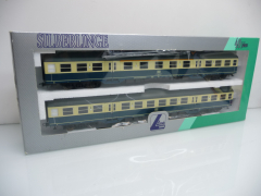 Lima L149936 H0 Doppelset 40 Jahre Silberlinge Abnb-58 + B4nb-58 Epoche 4 wie NEU !!