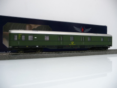 Liliput L383801 H0 Schürzenwagen Post4üe der DB 5183 Köln grün Ep. IIIa