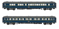 LS Models MW1001-1 H0 2-teiliges Schlafwagen Set S2+S1 CIWL Ep. II blau