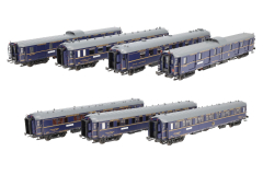 LS Models MW1001 H0 DC 7er Set Nord Express CIWL 1936 Ep. II NEUHEIT