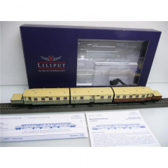 Liliput L133510 H0 Akku-Triebwagen 3-teilig !! K.P.E.V Ep. I 2L= DC mit DSS NEU !!