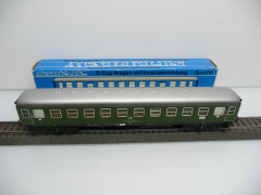 Märklin 4052 H0 Blech D-Zug-Wagen 2. Klasse grün mit Inneneinrichtung Ep. IV