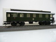 Märklin 43040 H0 Drehgestellwagen Langenschwalbacher Bauart der DB 1./2. Kl. grün DB