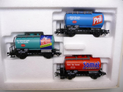 Märklin H0 46423 Kesselwagen-Set 3-teilig Henkel Düsseldorf wie NEU !!