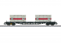 Märklin 47048 H0 Tragwagen mit Container DB Ep. IV