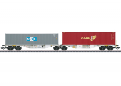 Märklin 47811 H0 Doppel-Containertragwagen MOL / CARU Sggrss 80 Ep. IV