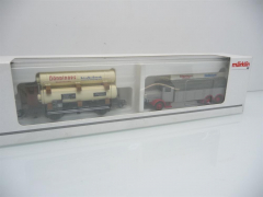 48004 Museumswagen Set 2004 H0 mit Gaskesselwagen und MAN LKW