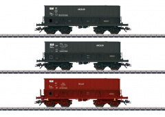 Schüttgutwagenset Minéralier Arcelor Sollac Märklin H0 48436