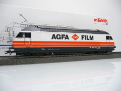 Märklin 83463 H0 DIGITAL Elektrolokomotive Serie 460 Re 4/4 Agfa Film Ep. V weiß