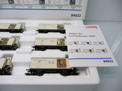 Märklin 94022 H0 Wagen Set 12 tlg. Kunstkalender 1998 m. Bildern v. G. Sokolov