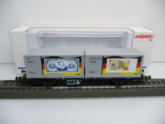Märklin 94032 H0 PMS 62-04 Tragwagen DB 50 Jahre Deutsche Mark