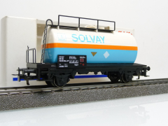Märklin H0 Gaskesselwagen Solvay SNCB 88 7209 056-4 Chlore Liquide Werbemodell wie NEU !! !!