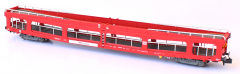 MFTrain N33309 + N33310 2er Set Autotransportwagen DDM 916 der DB Ep. VI in rot