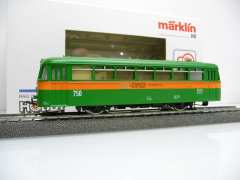 Märklin 30161 H0 Schienenbus RAG 750 Ruhrkohle AG grün mit Licht AC Wechselstrom