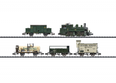 Minitrix 11632 N Zugpackung Bay.Güterzug mit Dampflok BB II Mallet DIGITAL wie neu !!