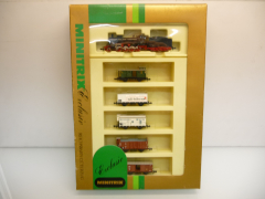 Minitrix 51 1030 00 N Zugset 6-teilig mit Dampflok BR 56 1113 DRG + 5 Güterwagen