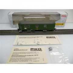 Piko 53261 H0 2-achsiger Bahnpostwagen Post2-p/13 der DBP Ep. IV grün