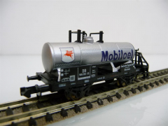 Minitrix N 13918 Kesselwagen 2-achsig silberfarben 565 951 Mobiloel