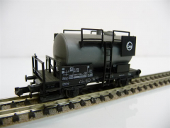 Fleischmann 8405 N Kesselwagen 2-achsig grau EVA