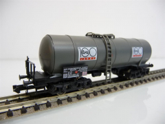 Fleischmann N 881212 Kesselwagen, 4-achsig, dunkelgrau, `100 Jahre EVA`