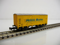 Roco N 25052B Gedeckter Güterwagen, Gattung/Bauart Gklm 191, 2-achsig, gelb, ´Willi Betz´