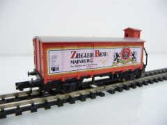 Arnold N 0238-2 Wärmeschutzwagen mit Brhs ZIEGLER BRÄU / MAINBURG