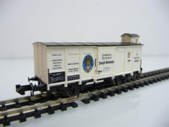 Minitrix N 13412 Gedeckter Güterwagen mit Brhs Landshuter Brotfabrik, Joseph Bartmann