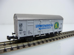 Roco N 02321D Gedeckter Güterwagen / Bierwagen G20 2-achsig LÖWENBRÄU MÜNCHEN