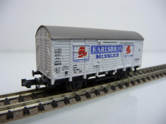 Roco N 02321F Gedeckter Güterwagen / Bierwagen Gklm G 20 KARLSBRÄU MANNLICH