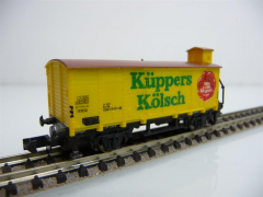 Arnold N 4284 Bierwagen mit Brhs 2-achsig gelb KÜPPERS KÖLSCH